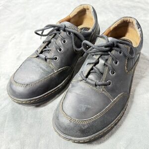 B.ø.c Born Concept Shoes Mens Size 10.5 Black Leather Lace Up‎ Casual Sneaker